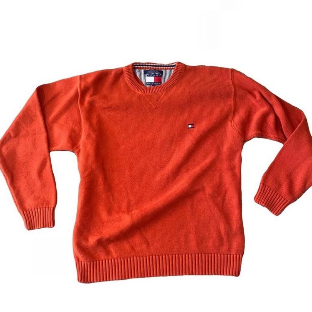 Vintage Tommy Hilfiger Sweater in Orange